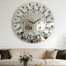 Oversize Silver Large Wall