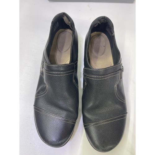 Clarks ashcombe black leather - ashcombe,