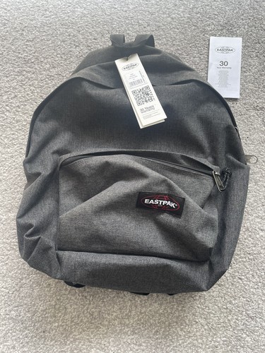Eastpak black denim bag - eastpak, 33l