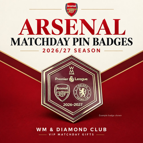 Arsenal matchday pin badges - matchday,