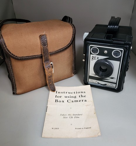 Coronet rex vintage box camera - coronet,