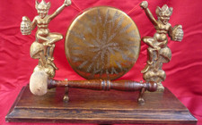 Antique pixie dinner gong