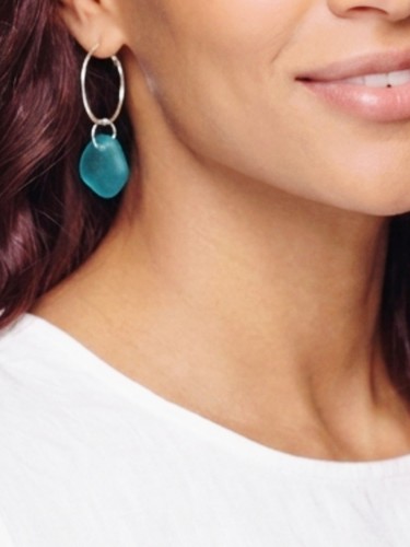 Teal green sea - sea, glass