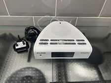 Pure Siesta Digital DAB/FM Radio Alarm Clock White Tested & Working