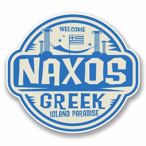 Naxos greece vinyl sticker - greece,