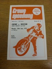 28/06/1971 Speedway Programme