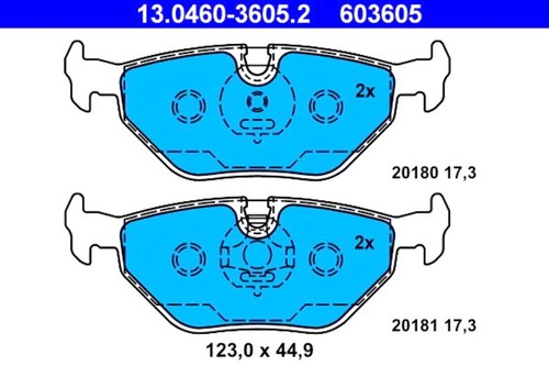 Disc brake pad - pad, set