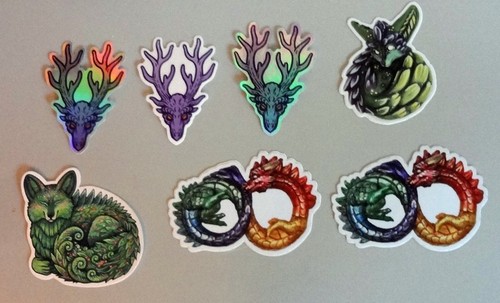 Vinyl stickers verdant - vinyl,