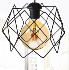 Geometric Black Metal Ceiling
