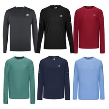 Mens Karrimor Lightweight Breathable Long Sleeve Gym Workout Running Tee T-Shirt