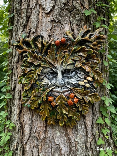 807 green man greenman wall - 807,