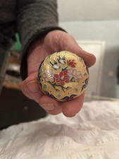 Ornate Trinket Dish And Lid
