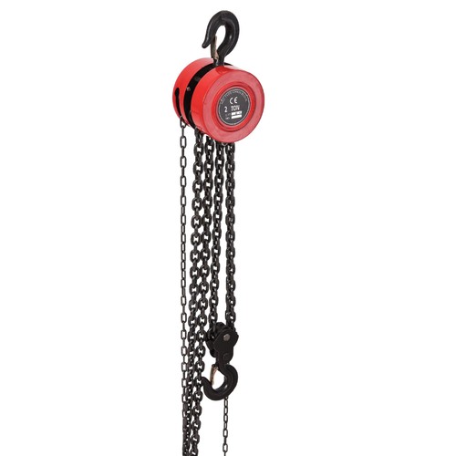 Round manual chain hoist - chain, ton
