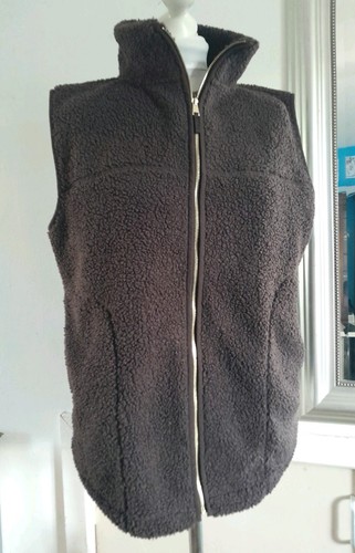 Ladies fleece brown - fleece, gillet
