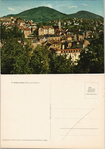 Postcard baden city - postcard,