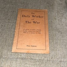 The Daily Worker And The War