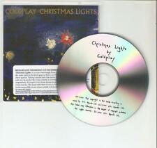 COLDPLAY - CHRISTMAS LIGHTS - UK RARE PROMO CD - MINT / OFFICIAL