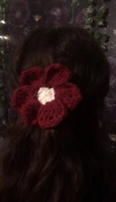 Flower Clip Red Accessories