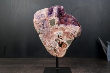 Rare Pink Amethyst Geode on