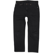 Levi's 751 Men Black Straight Regular Jeans W36 L30 (106308)