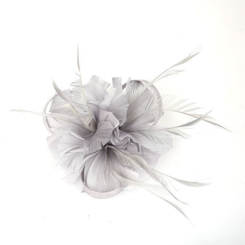 Flower hair clip feathers - hair,