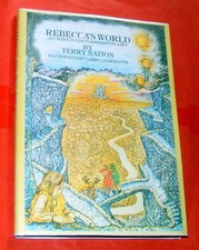 Terry Nation REBECCA'S WORLD hardcover UK, 1st ed. 1975 / facsimile dustjacket