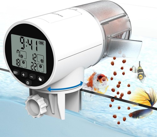 Automatic fish feeder for - fish,