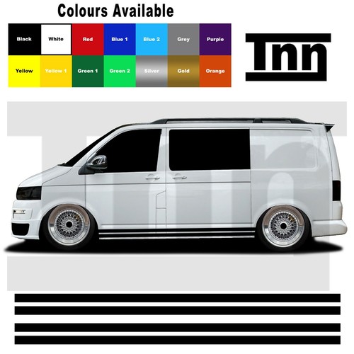 Side stripe stickers - stickers, vw