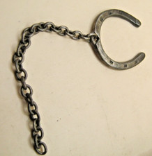 Antique silver lucky horse - silver,