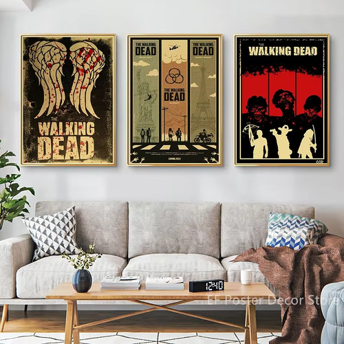 The walking dead poster wall - the,