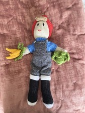 Hand Knitted 1940’s Home Front Doll Womens Land Army VE DAY