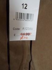 ladies trousers size 12 flared at bottomideal for 70s night