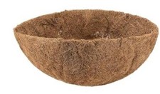 Coco Basket Liners, 10" Dia Hanging Basket Liner, Coconut Liners for Planter