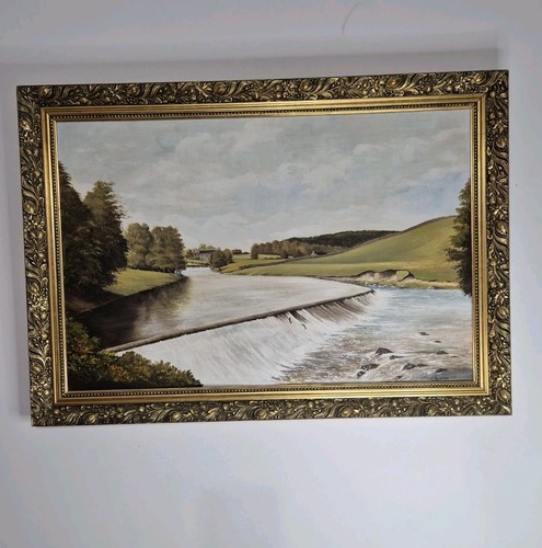 Antique oil painting - painting, g