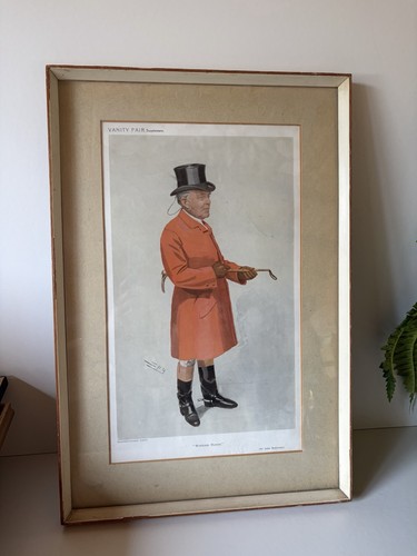 Edwardian fox hunting vanity - hunting,
