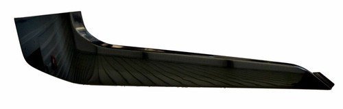 Front bumper garnish - front, black
