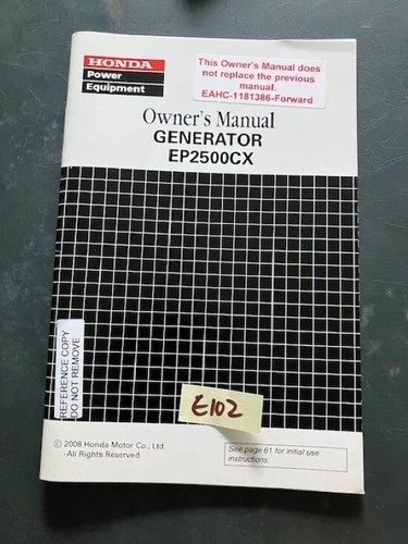 Oem honda ep2500cx generator - ep2500cx,