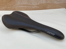 SDG Circuit Saddle Seat Mountain Bike Black and Red / Orange Retro MTB