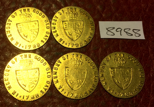 George iii spade - spade, half-guinea