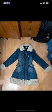 Rare 1990’s Denim Faux Fur
