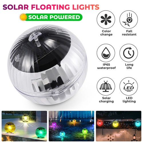 Solar powered led floating - solar,