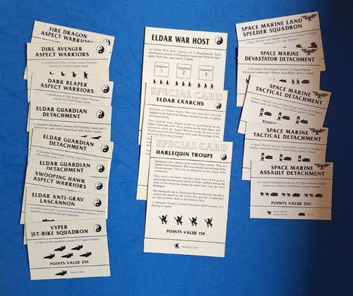 Warhammer 40k epic unit - 40k, cards