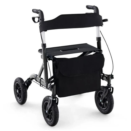 Foldable rolling walker with - walker,