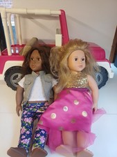 Our Generation Jeep With 2 Dolls