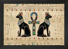 Egyptian Cats ankh cross