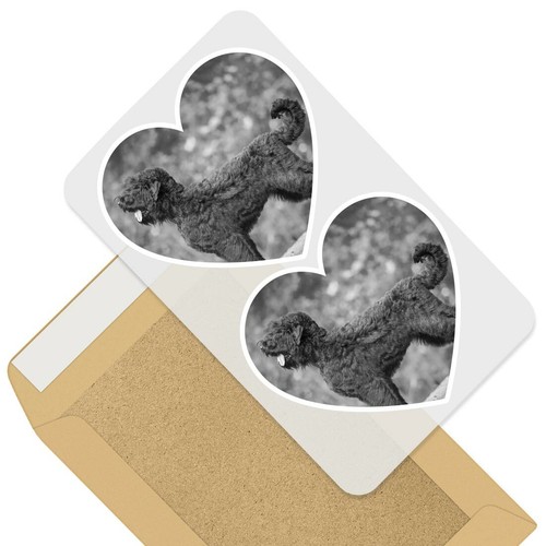 Heart stickers bw - 2, cm