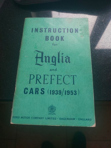 Instruction book for - instruction, anglia