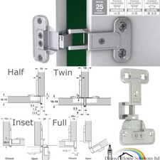 1 x Exposed Axle Hinges 180°-250° Wooden Door Hinge Mounting, Aximat, Hafele