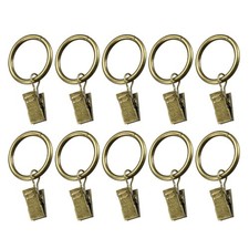 25mm Curtain Rings w Clips-