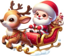 Christmas Santa Reindeer